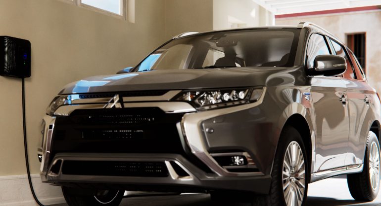 Mitsubishi con cargador VE bidireccional