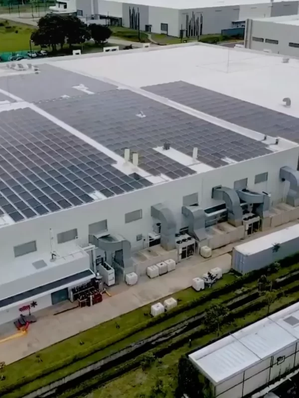 Solar panels for factories