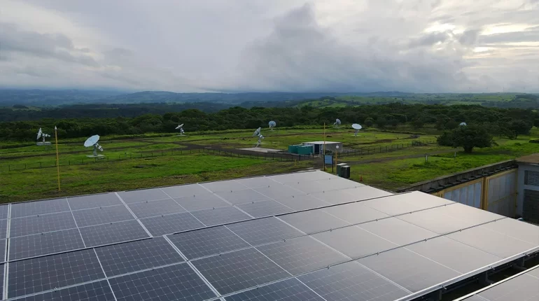 Energía solar para compañía