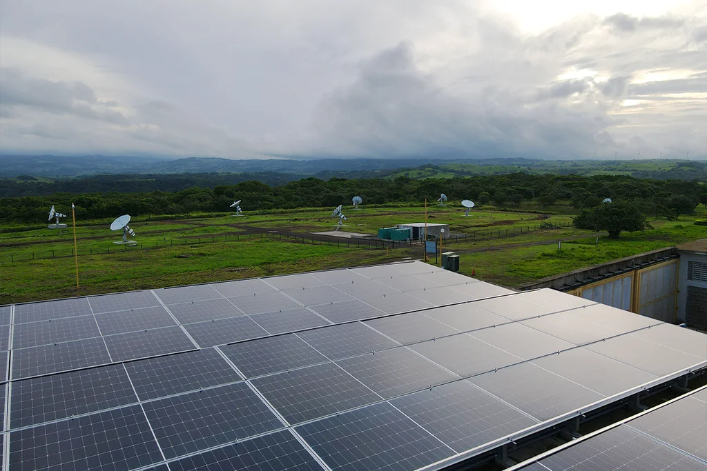 Energía solar para compañía