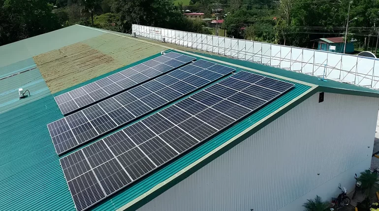 Energía solar para almacenes